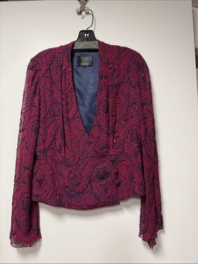 Designer jacket by Carmen Marc Valvo